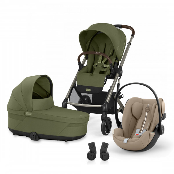 CYBEX Gold Balios 3in1 - Moss Green/Almond Beige